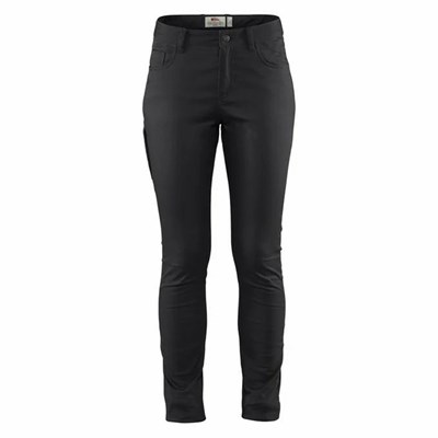 Women's Fjällräven High Coast Outdoor Pants Black | 6501EITZY