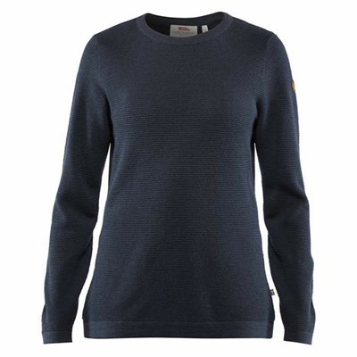 Women's Fjällräven High Coast Sweater Blue | 4203CRIGY