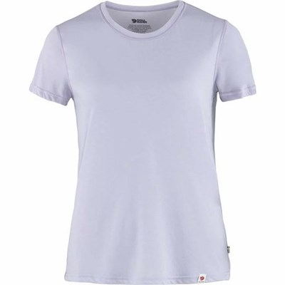 Women's Fjällräven High Coast T Shirts Navy | 0863OJSPT