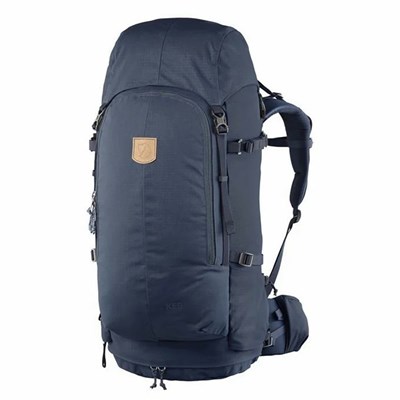 Women's Fjällräven Keb 52 Trekking Backpacks Navy | 6945HENMV