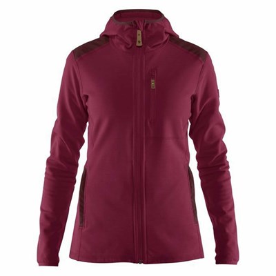 Women's Fjällräven Keb Fleece Red | 6429HPTLB