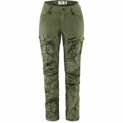 Women's Fjällräven Keb Hiking Pants Dark Green | 1360ZCNYW