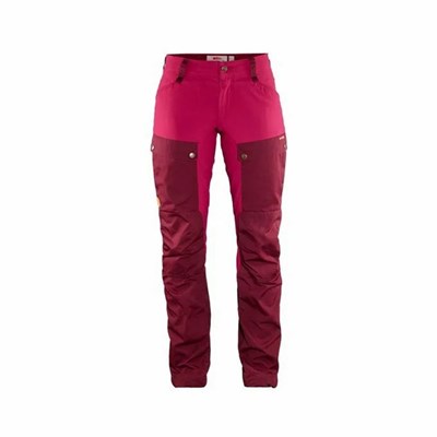 Women's Fjällräven Keb Hiking Pants Red | 9061JOWVK