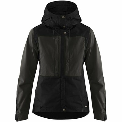 Women's Fjällräven Keb Trekking Jacket Black | 9427CYINQ