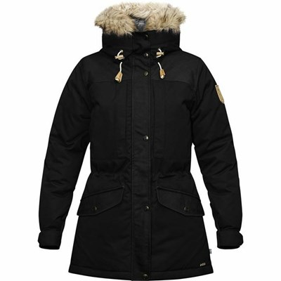 Women's Fjällräven Singi Down Jackets Black | 4359LAPTF