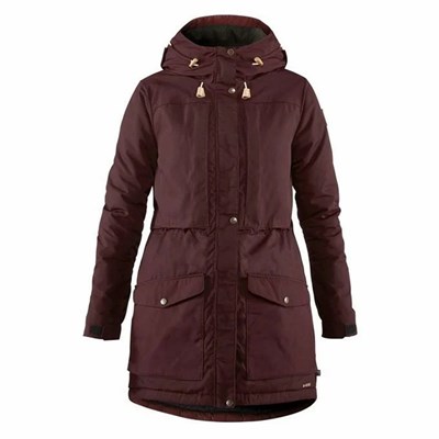 Women's Fjällräven Singi Parka Red | 4526ADZBT