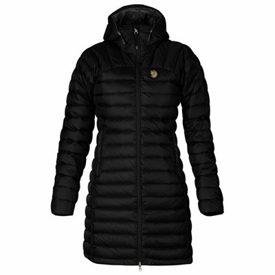 Women's Fjällräven Snow Flake Parka Black | 5062YIWHN