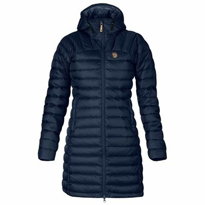 Women's Fjällräven Snow Flake Parka Navy | 2789UNILY