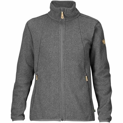 Women's Fjällräven Stina Fleece Grey | 1403AXFRC