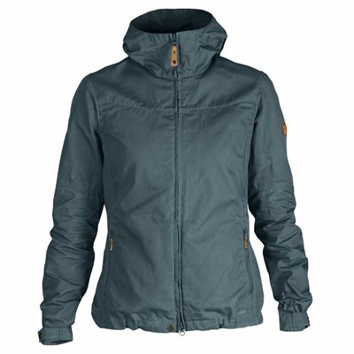 Women's Fjällräven Stina Winter Jacket Blue | 3617CTGYJ