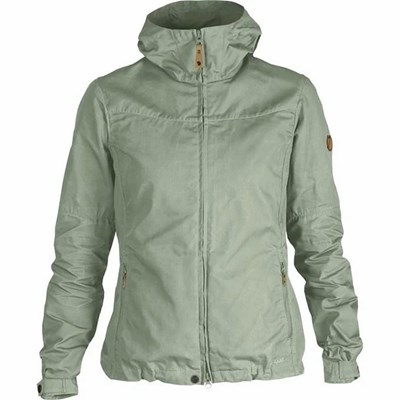 Women's Fjällräven Stina Winter Jacket Light Green | 1658QWTPG