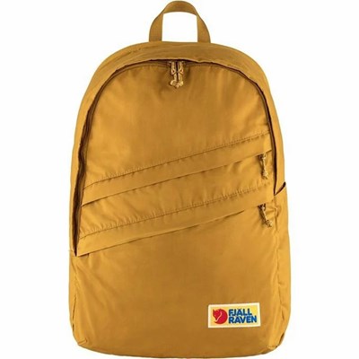 Women's Fjällräven Vardag 28 Laptop Backpacks Yellow | 1320HZTOU