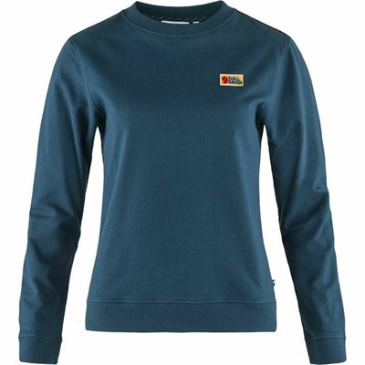 Women's Fjällräven Vardag Sweater Navy | 2865IOBSM