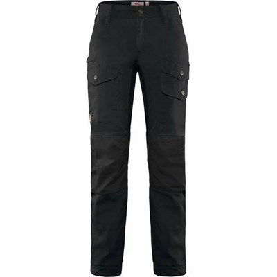 Women's Fjällräven Vidda Pro Hiking Pants Black | 3152LORJN