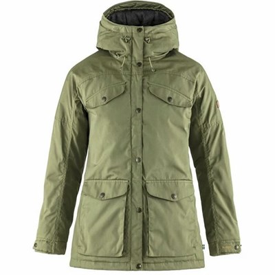 Women's Fjällräven Vidda Pro Trekking Jacket Green | 5168QBDPC