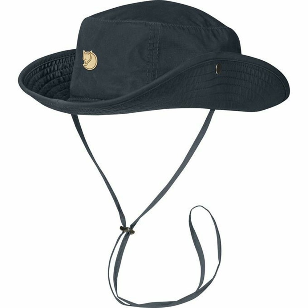 Men\'s Fjällräven Abisko Hats Navy | 6950JMCYZ