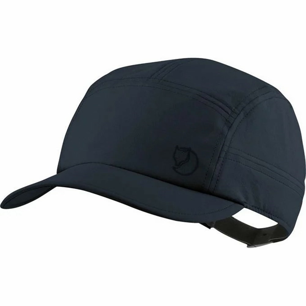 Men\'s Fjällräven Abisko Hats Navy | 8706FZOEL