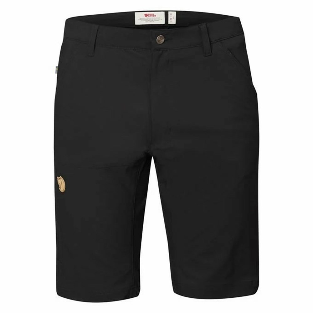 Men\'s Fjällräven Abisko Shorts Grey | 5694NJSGX