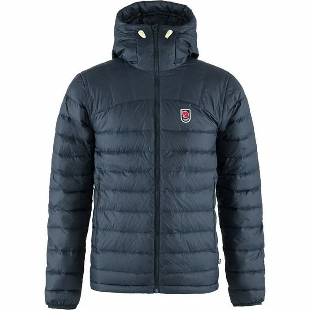 Men\'s Fjällräven Expedition Down Jackets Navy | 0921GINOD