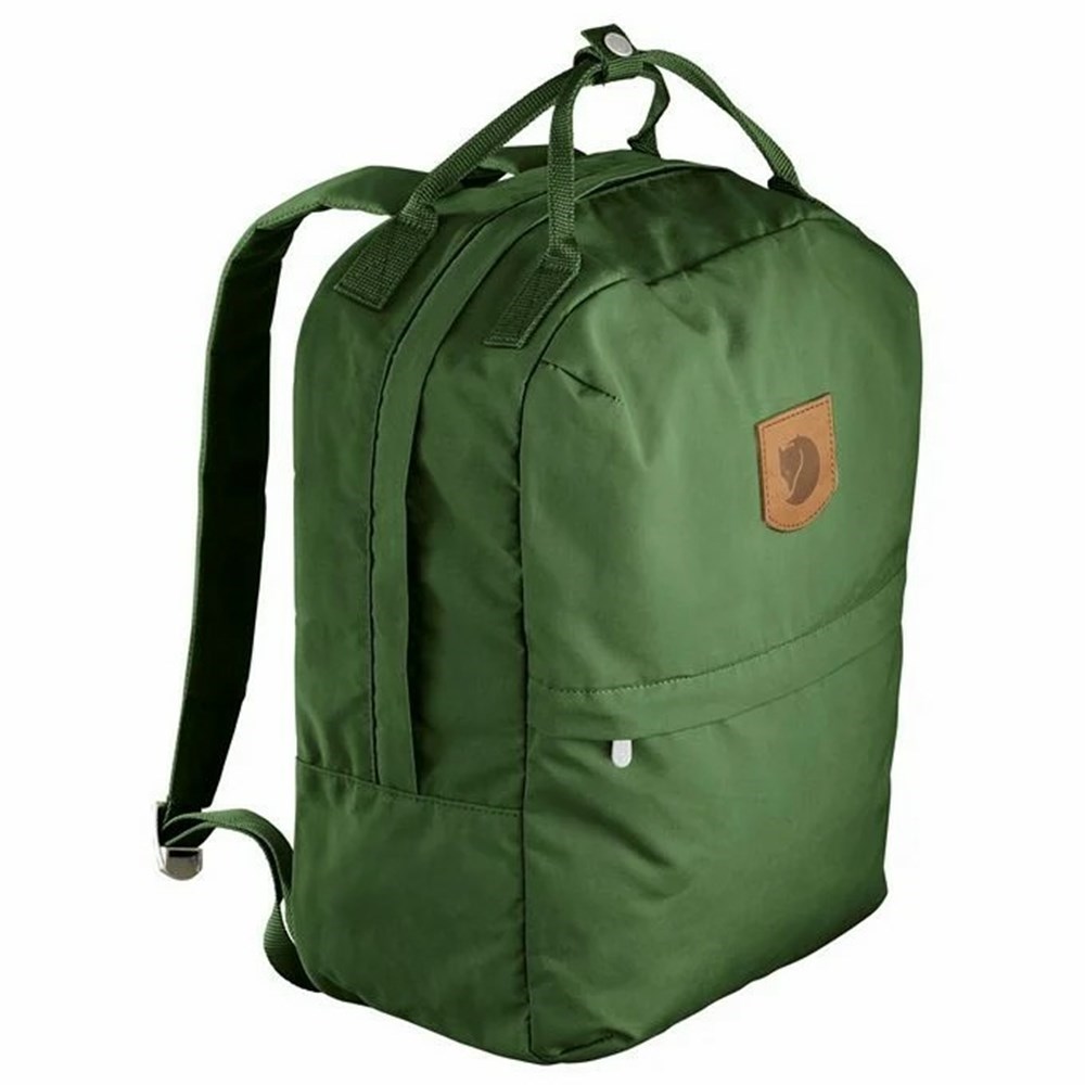 Men\'s Fjällräven Greenland Backpacks Green | 7852QVEXD