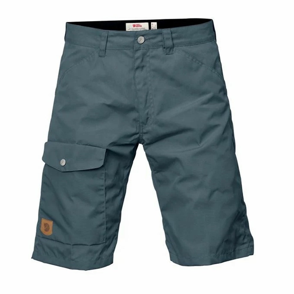 Men\'s Fjällräven Greenland Shorts Blue | 3946LIUZY