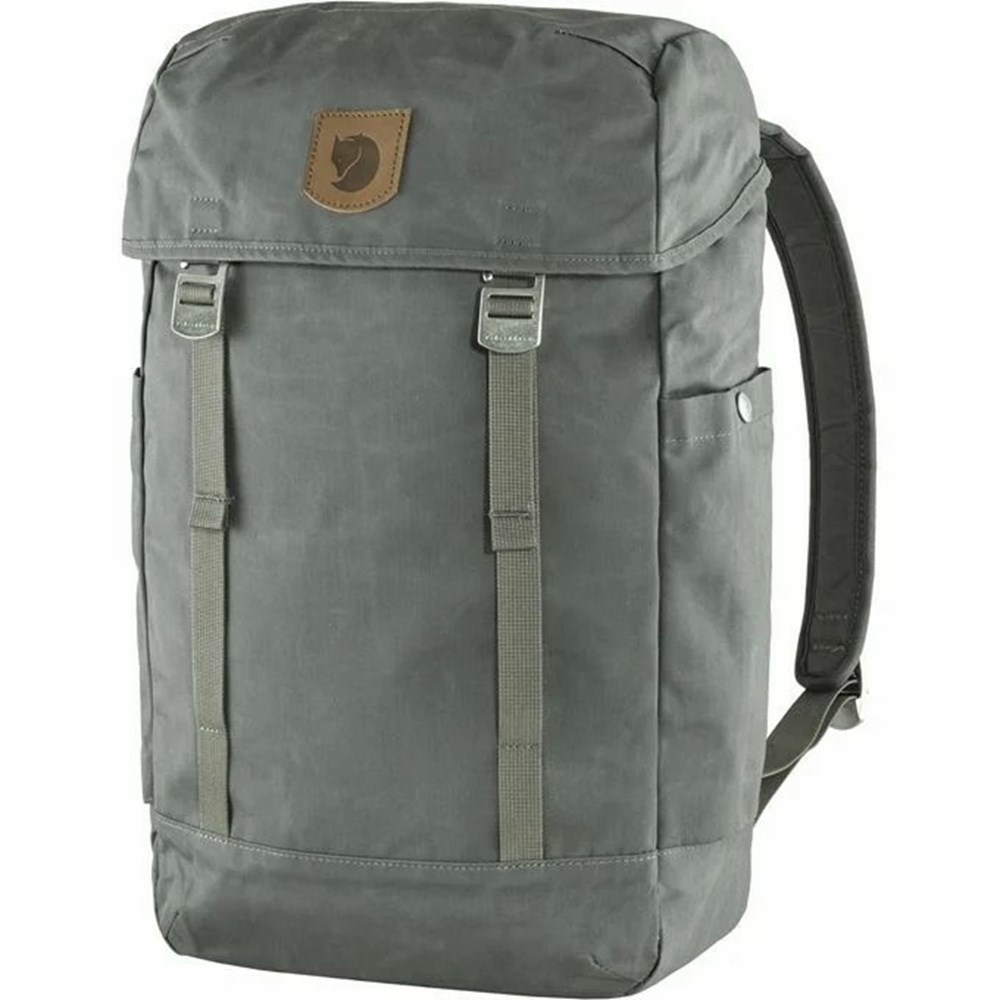 Men\'s Fjällräven Greenland Top Backpacks Light Grey | 4087RMXKA