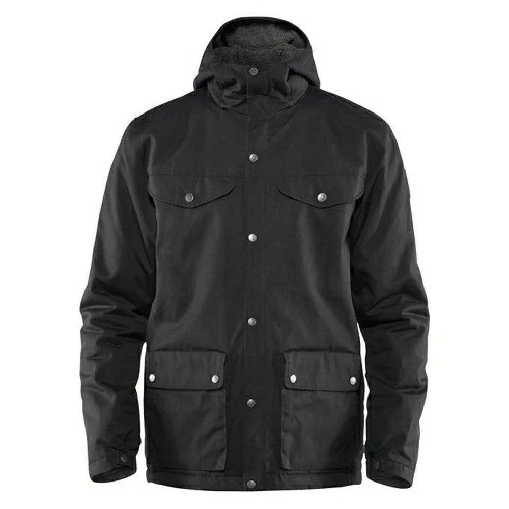 Men\'s Fjällräven Greenland Winter Jacket Black | 4860ZBNAG