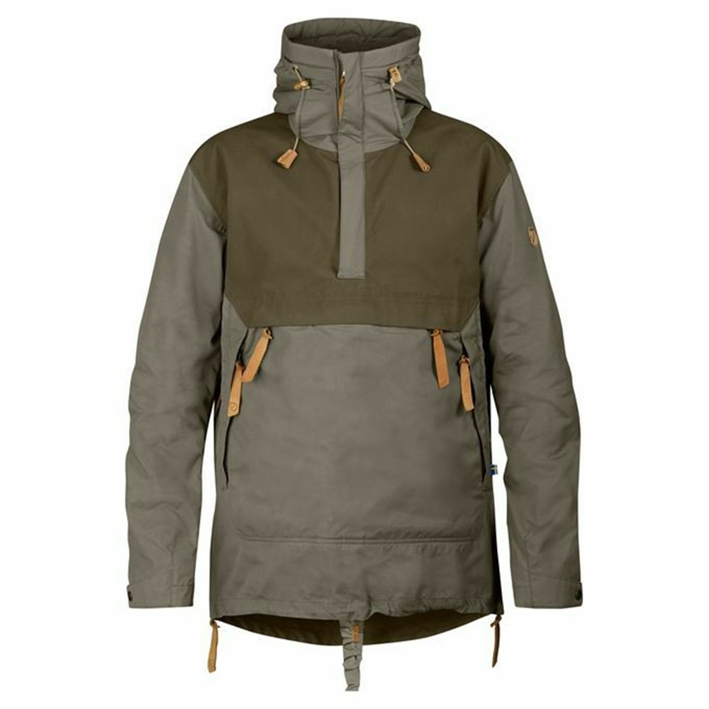 Men\'s Fjällräven High Coast Anorak Grey | 3571UJCXF