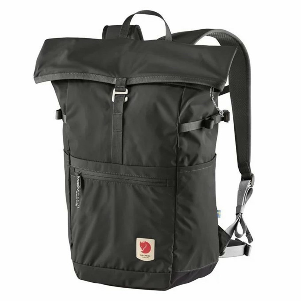 Men\'s Fjällräven High Coast Foldsack 24 Backpacks Dark Grey | 1638VAOTJ