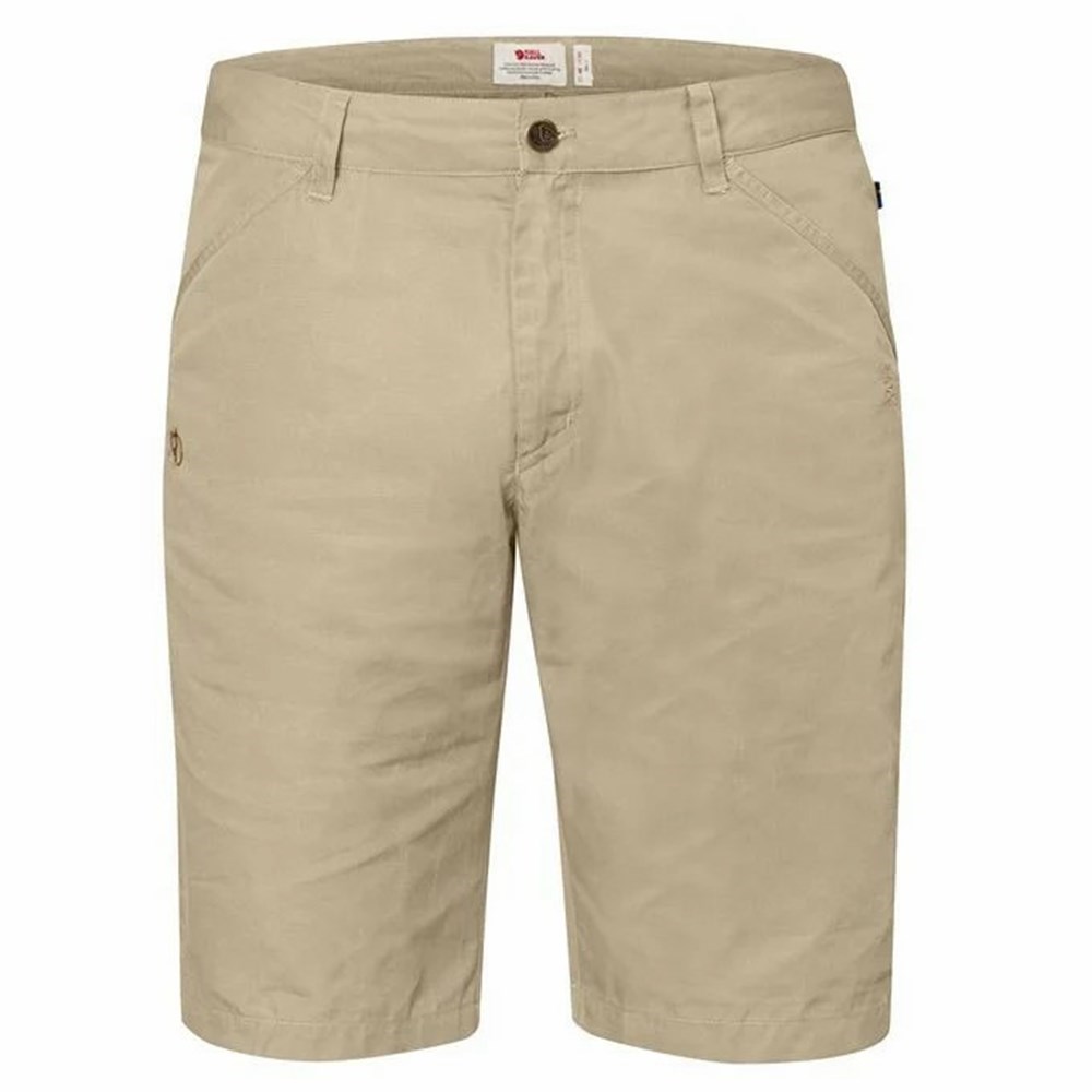 Men\'s Fjällräven High Coast Shorts Brown | 7854WNJID