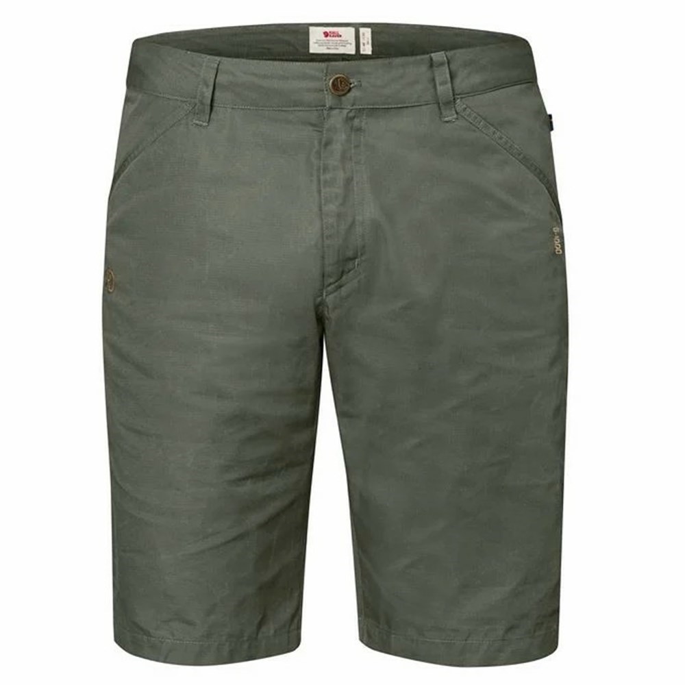 Men\'s Fjällräven High Coast Shorts Grey | 5493APBOX