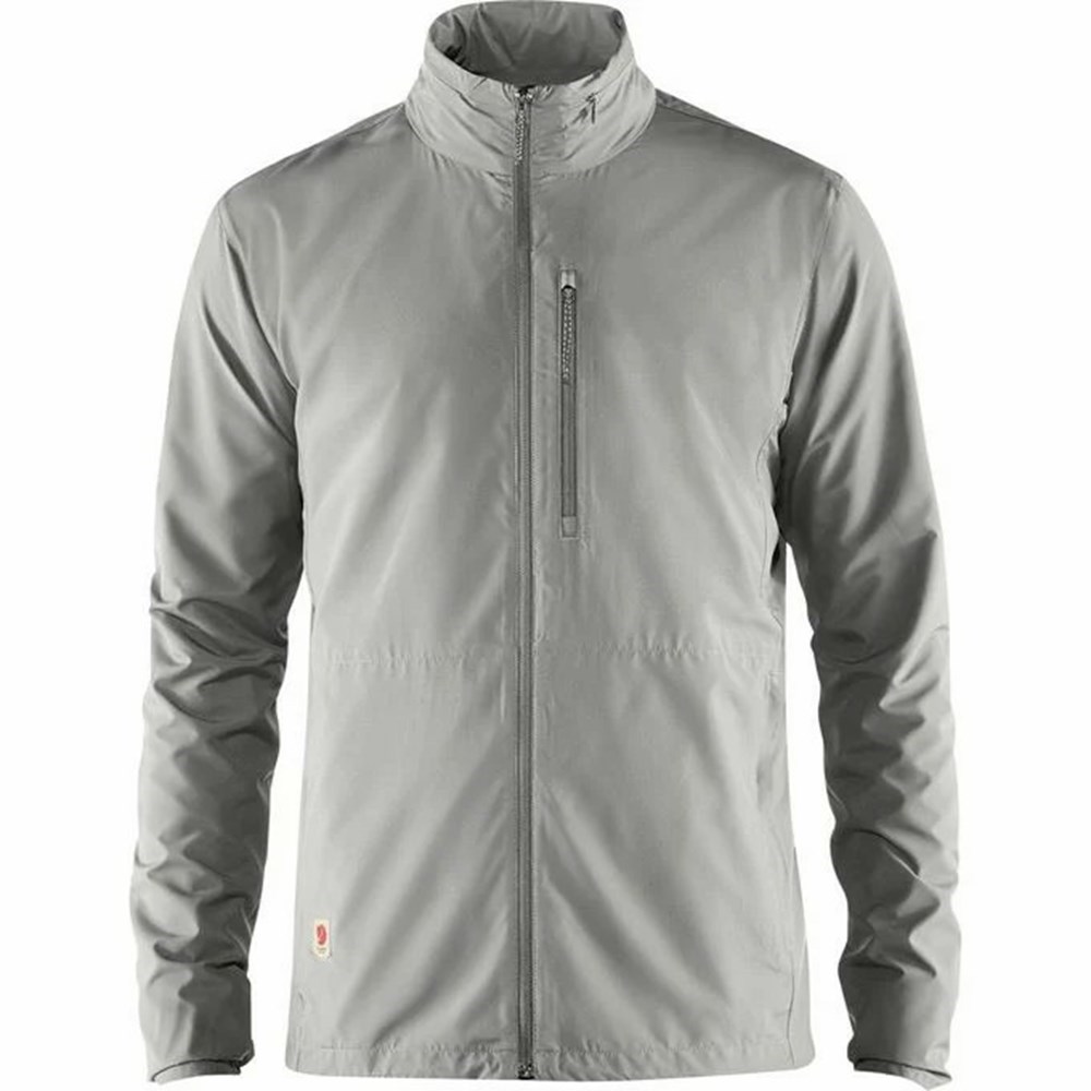 Men\'s Fjällräven High Coast Wind Jacket Grey | 7805CUVZS