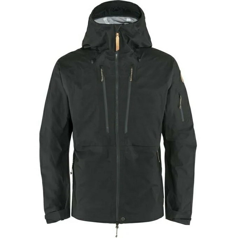 Men\'s Fjällräven Keb Eco Shell Jacket Black | 7932QKITG