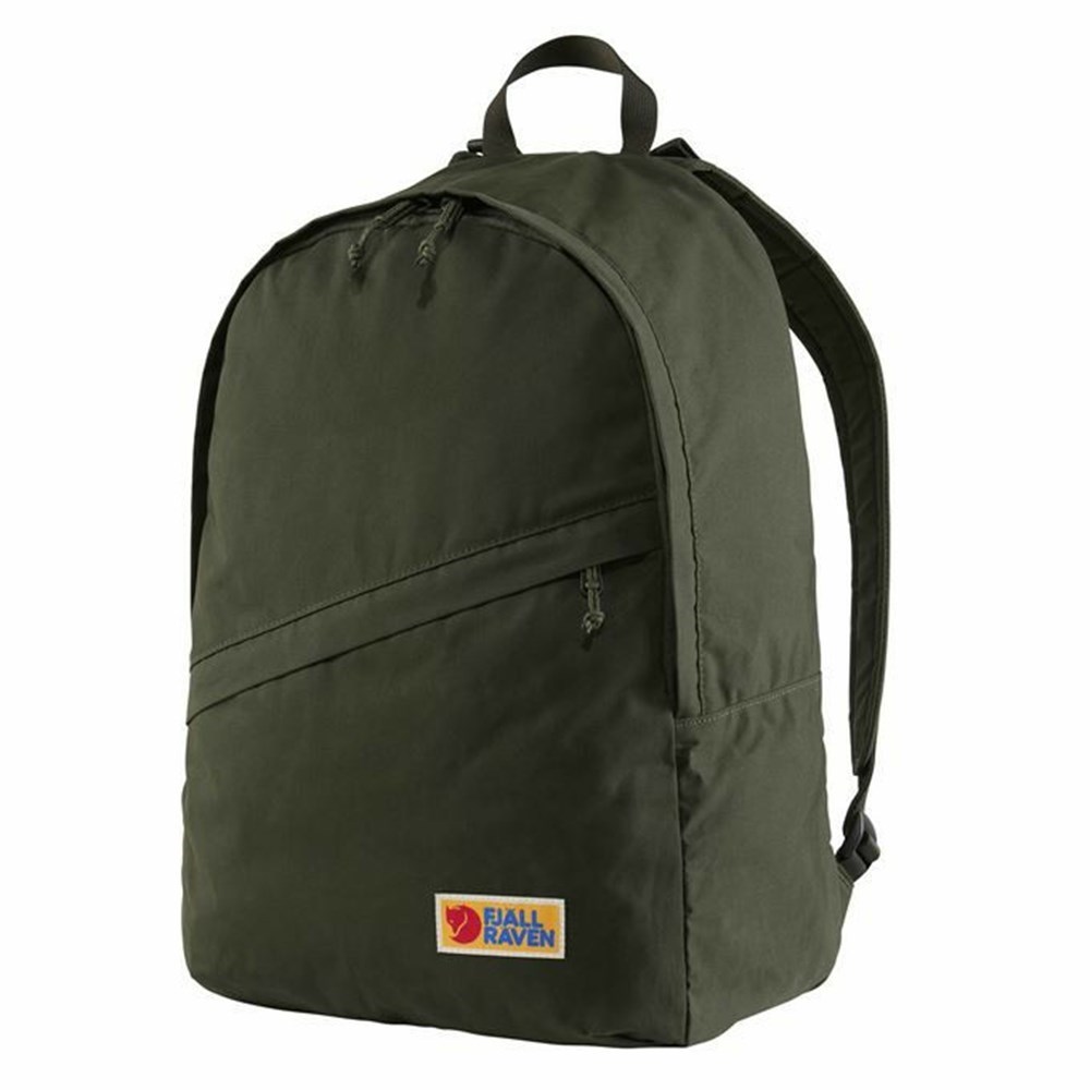 Men\'s Fjällräven Vardag 25 Backpacks Green | 1689VECHO