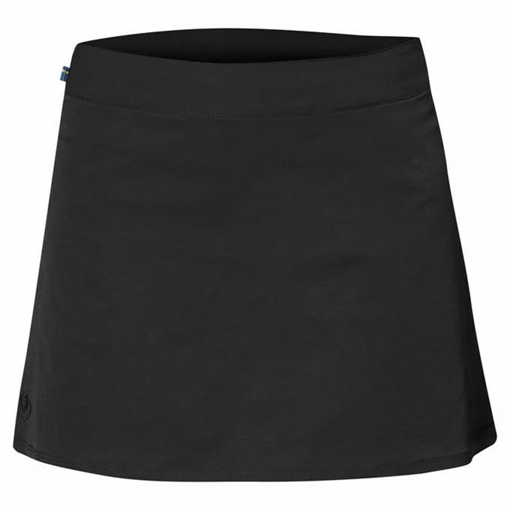 Women\'s Fjällräven Abisko Shorts Black | 8754TLPFX