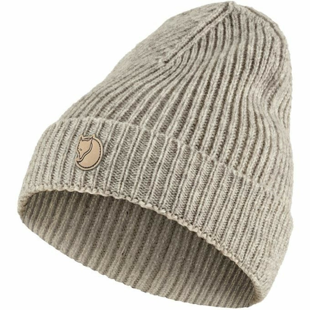 Women\'s Fjällräven Brattland Beanies White | 4796USFIW