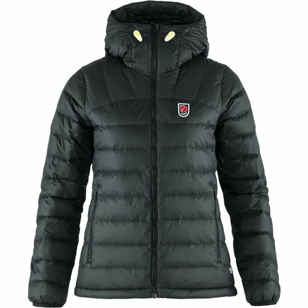 Women\'s Fjällräven Expedition Down Jackets Black | 6732MOPLD