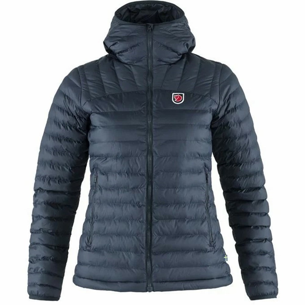 Women\'s Fjällräven Expedition Trekking Jacket Navy | 0183UYOJA