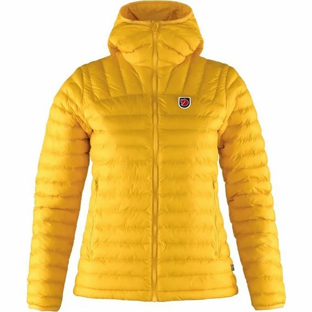 Women\'s Fjällräven Expedition Trekking Jacket Yellow | 4523KLBRH