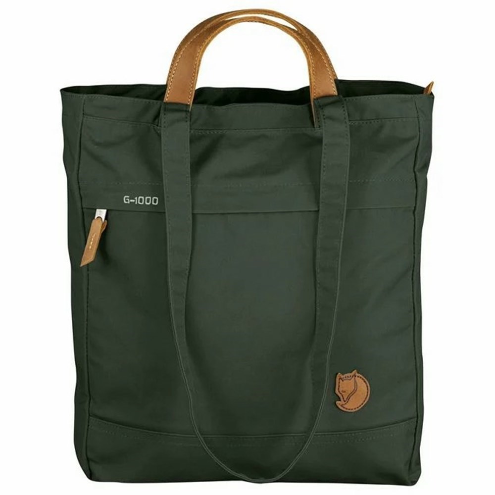 Women\'s Fjällräven Foldsack No. 1 Shoulder Bag Green | 8703RENOT