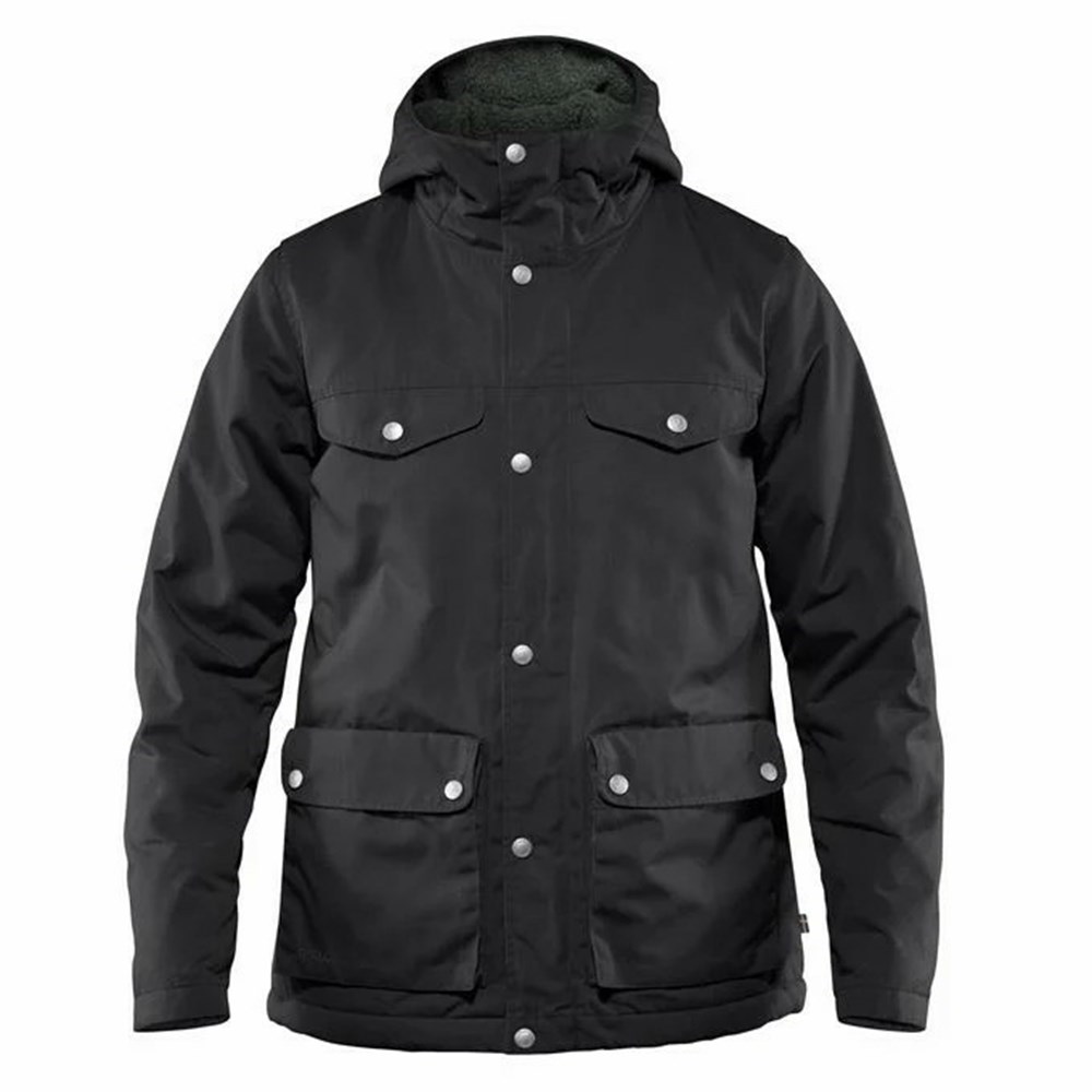 Women\'s Fjällräven Greenland Winter Jacket Black | 5091NEAJB