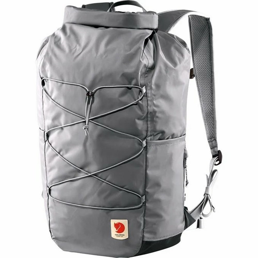 Women\'s Fjällräven High Coast Rolltop 26 Backpacks Grey | 8701BGQTW