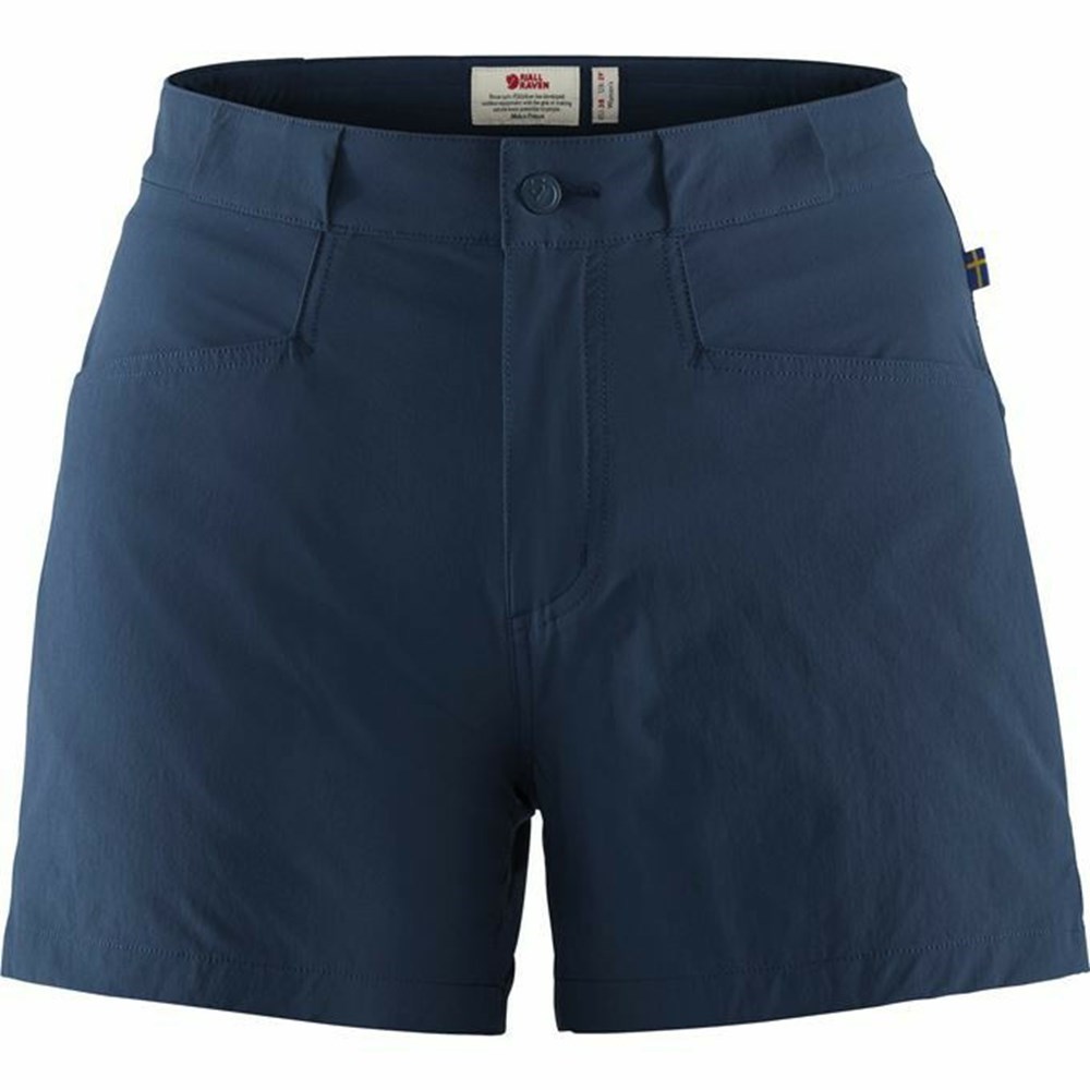 Women\'s Fjällräven High Coast Shorts Navy | 3054QVIAT