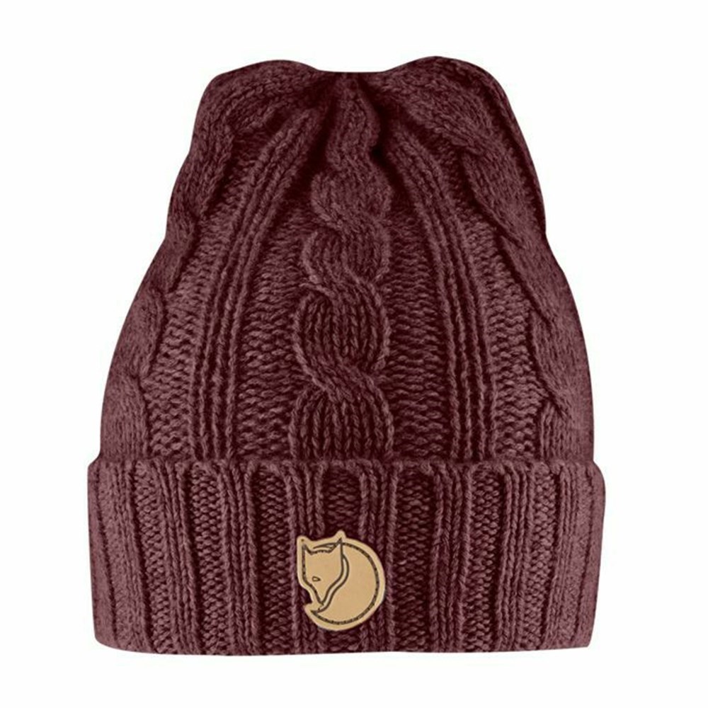 Women\'s Fjällräven Keb Beanies Red | 3967OURCS