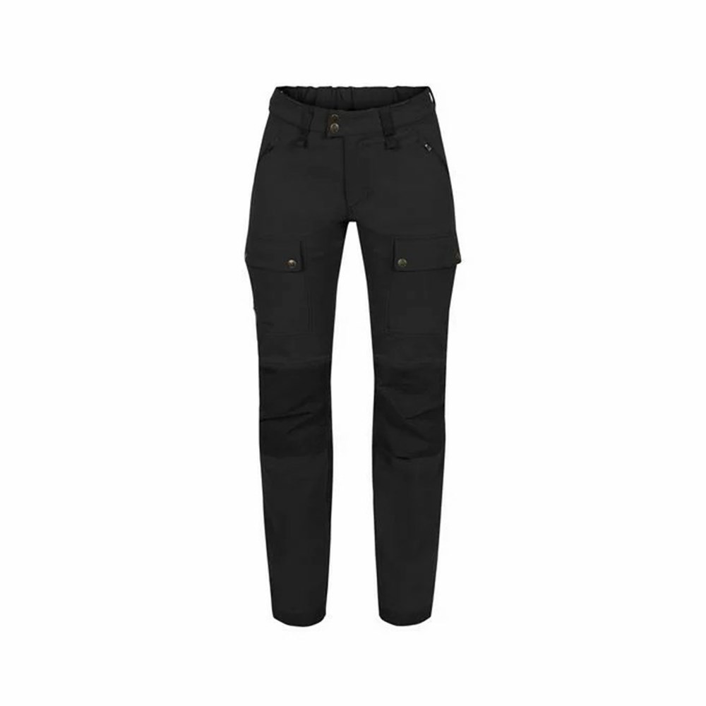 Women\'s Fjällräven Keb Hiking Pants Black | 1823CBUDE